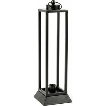Lanterna decorativa HALL 39,5 cm nera
