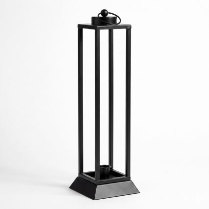 Lanterna decorativa HALL 45,5 cm nera