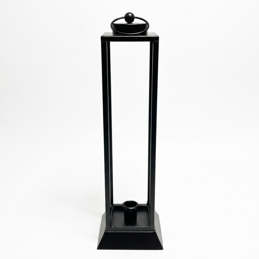 Lanterna decorativa HALL 45,5 cm nera