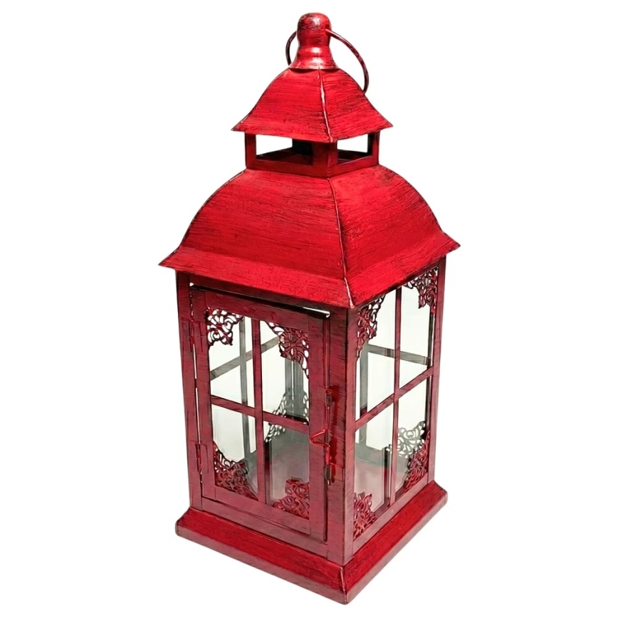 Lanterna decorativa REDY 30,5 cm rossa