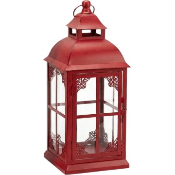 Lanterna decorativa REDY 42 cm rossa