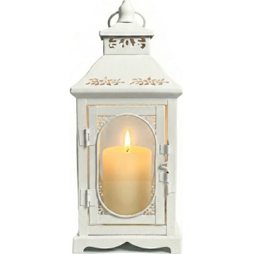Lanterna decorativa ROSEHILL 27,5 cm bianca