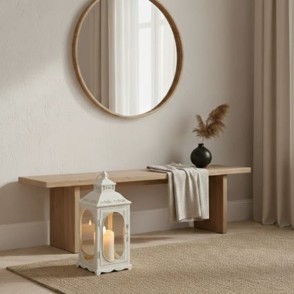 Lanterna decorativa ROSEHILL 27,5 cm bianca