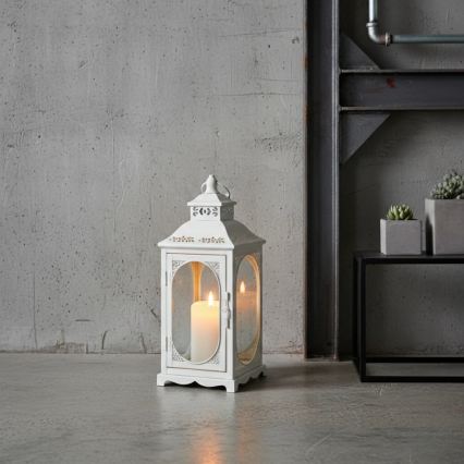Lanterna decorativa ROSEHILL 27,5 cm bianca
