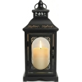 Lanterna decorativa ROSEHILL 27,5 cm nera