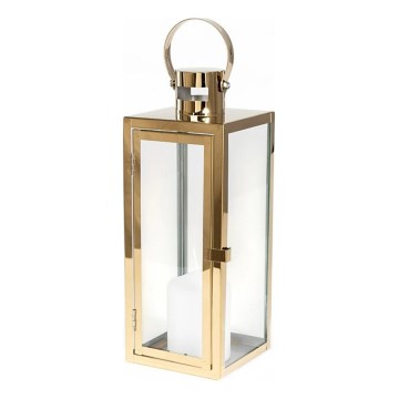 Lanterna decorativa TOWER 38 cm dorata