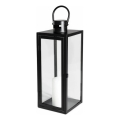 Lanterna decorativa TOWER 38 cm nera