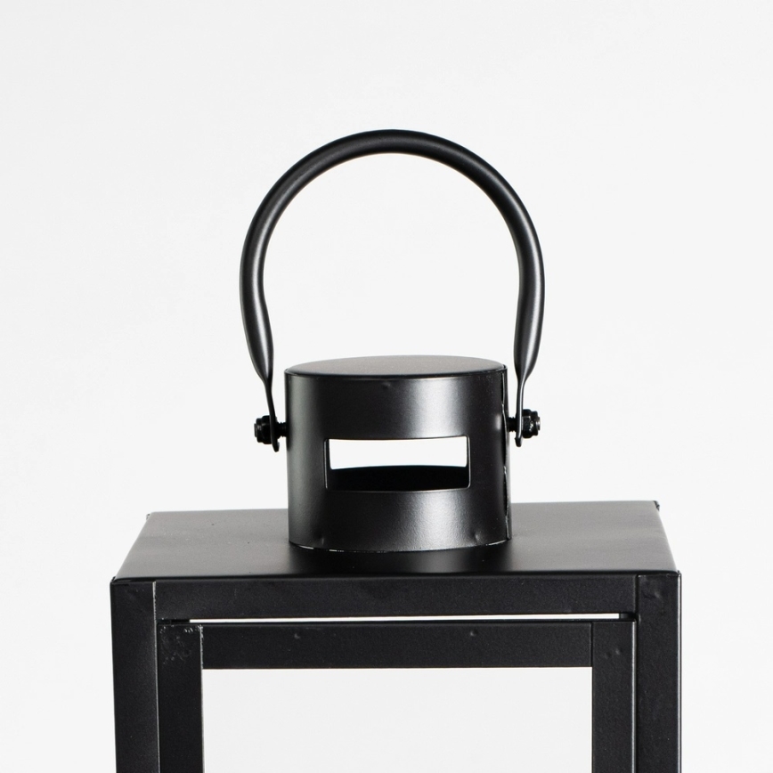 Lanterna decorativa TOWER 49 cm nera