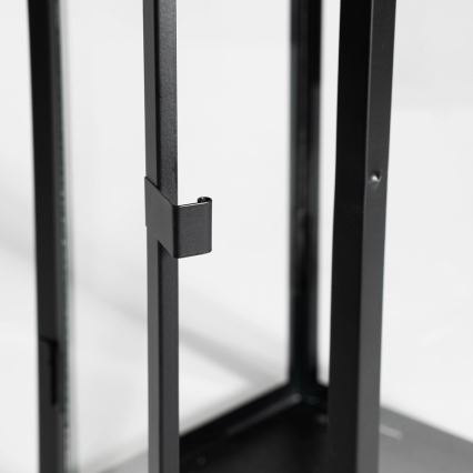 Lanterna decorativa TOWER 49 cm nera