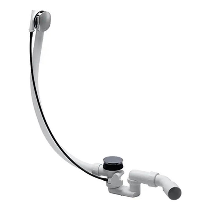 LAUFEN H2951100040001 - Set di scarico e troppo pieno per vasca PRO in plastica/cromo lucido