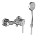 LAUFEN H3310810041311 - Set doccia con miscelatore LUA, finitura cromo lucido