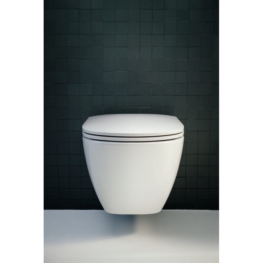 LAUFEN H8660800000001 - WC sospeso LUA in ceramica/bianco + sedile WC SoftClose LUA in Duroplast/bianco