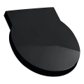 LAUFEN H8942820200001 - Coperchio per urinale SoftClose VAL in Duroplast, finitura nero lucido