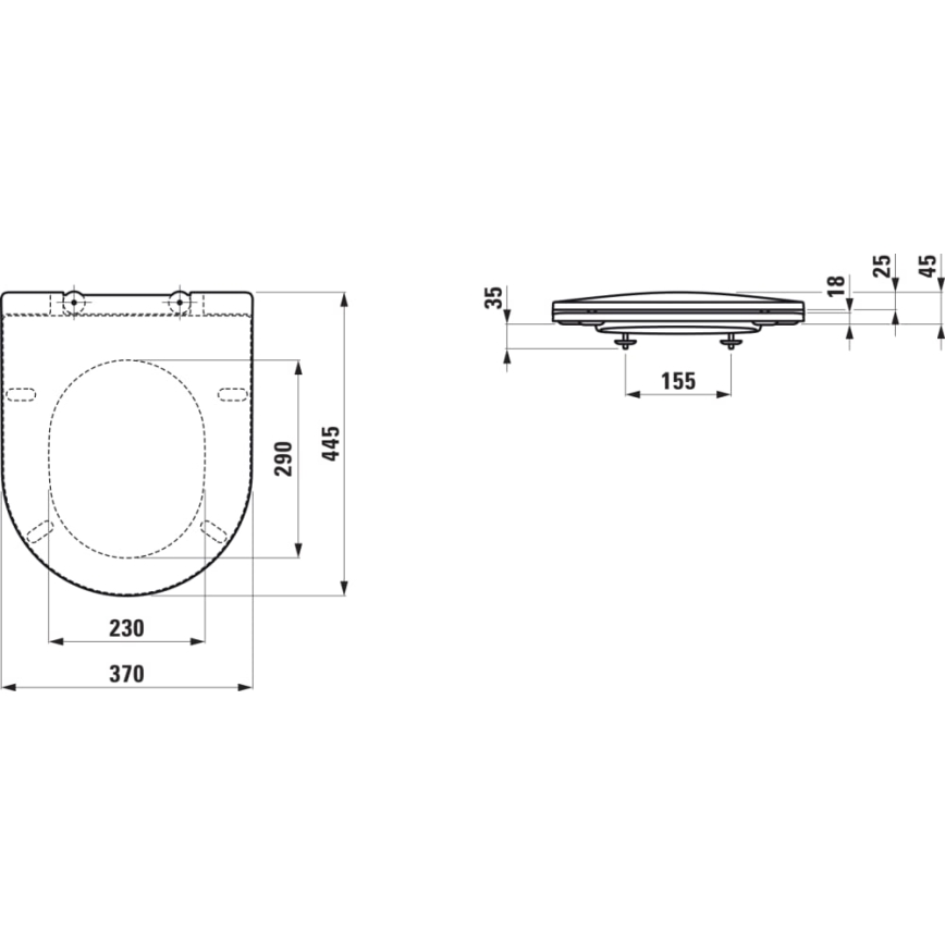 LAUFEN H8989667160001 - Sedile per WC SoftClose PRO Duroplast/nero