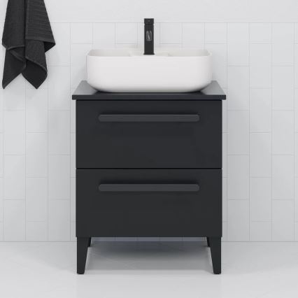 Lavabo da appoggio KRISTIANSAND 51 x 40 cm in ceramica, bianco