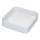 Lavabo da appoggio LJORDAL 40x40 cm acciaio/bianco
