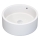 Lavabo da appoggio RUNDTOM Ø 41,5 cm in ceramica, bianco