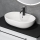 Lavabo da appoggio TROMSO 59,5 x 41 cm, in ceramica, bianco