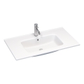 Lavabo da incasso LILLESNAD 81 x 46 cm in ceramica, bianco