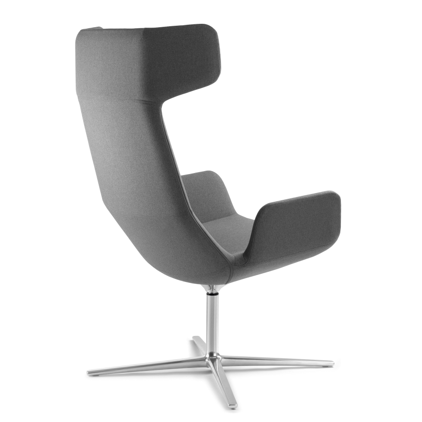 LD Seating - Poltrona girevole FLEXI grigia