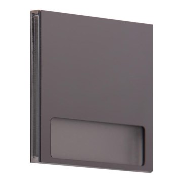 LDST AL-01-CB-BC5 - Illuminazione LED per scale ALEX 5xLED/1,2W/230V nero lucido 3500K