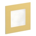 LDST AN-01-SZ-BZ9 - Illuminazione LED per scale ANGEL 9xLED/1,2W/230V oro 6500K