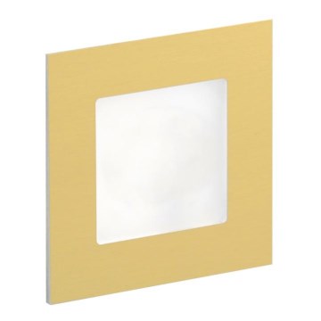 LDST AN-01-SZ-BZ9 - Illuminazione LED per scale ANGEL 9xLED/1,2W/230V oro 6500K