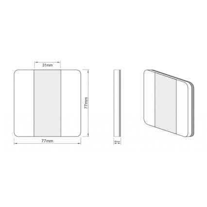 LDST DU-01-SC-BZ10 - Illuminazione scale DUO 10xLED/1,2W/230V