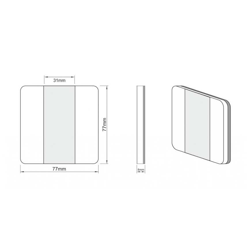 LDST DU-01-SS-BC10 - Illuminazione scale DUO 10xLED/1,2W/230V