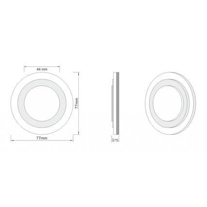 LDST LI-01-SS-BC8 - Illuminazione scale LILI 8xLED/1,2W/230V