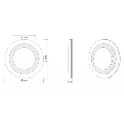 LDST LI-01-SZ-BC8 - Illuminazione LED per scale LILI 8xLED/1,2W/230V oro 3500K