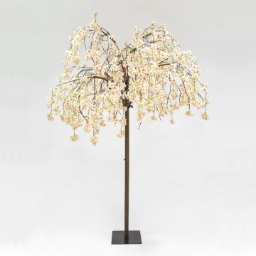 LED Albero artificiale decorativo di Natale CHERRY TREE 288xLED/230V 2,5 m ciliegio