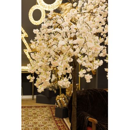 LED Albero artificiale decorativo di Natale CHERRY TREE 84xLED/230V 1,7 m ciliegio