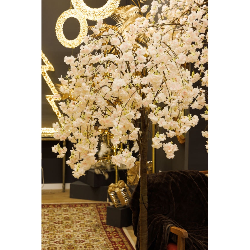 LED Albero artificiale decorativo di Natale CHERRY TREE 84xLED/230V 1,7 m ciliegio
