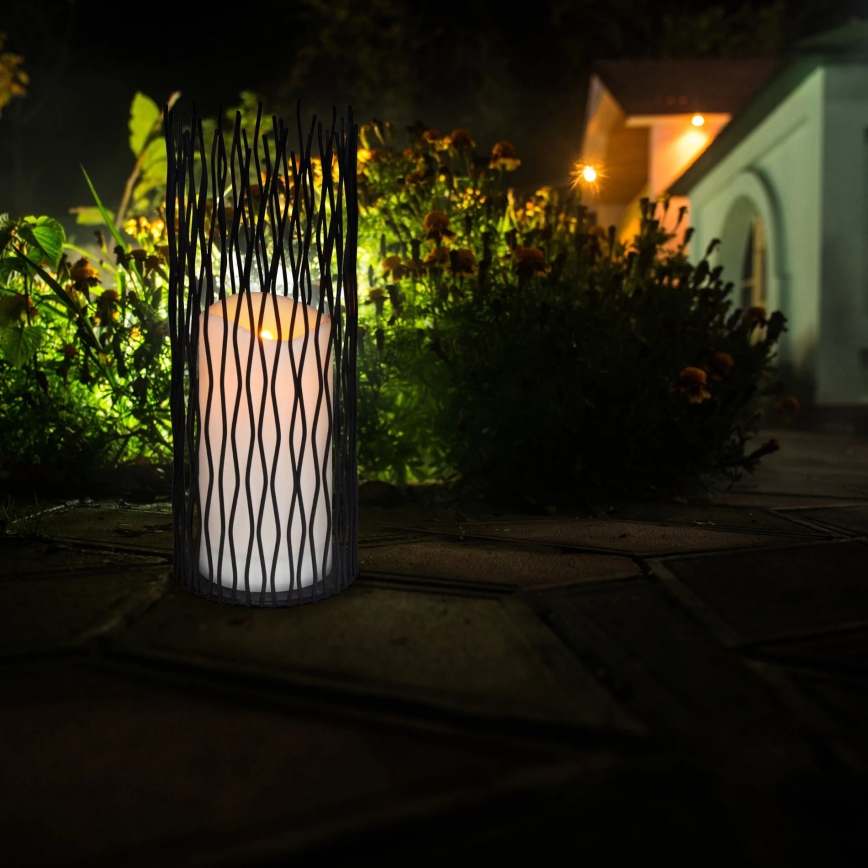 LED Apparecchio decorativo per esterni NYBORG LED/2xAA 35 cm IP44 bianco caldo