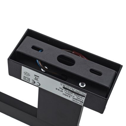 LED Applique da bagno SHINE LED/11W/230V 42 cm IP44 nero