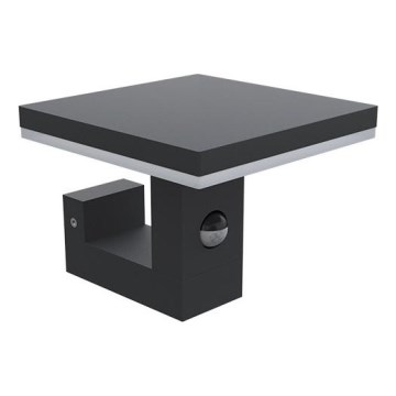 LED Applique da esterno con sensore BARI LED/10W/230V 4000K IP54 antracite