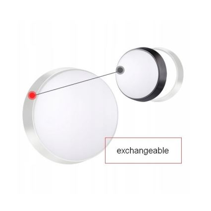 LED Applique da esterno con sensore LED/15W/230V 4000K IP65