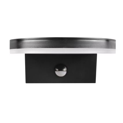 LED Applique da esterno con sensore TESA LED/10W/230V IP54 nero