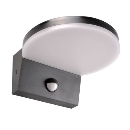 LED Applique da esterno con sensore TESA LED/10W/230V IP54 nero