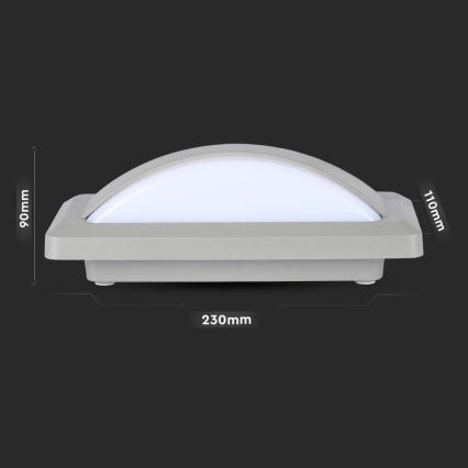 LED Applique da esterno LED/12W/230V 3000K IP65