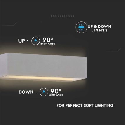 LED Applique da esterno LED/12W/230V 3000K IP65