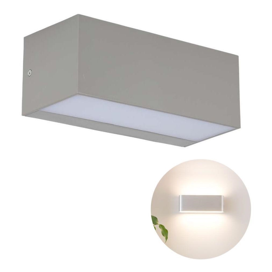 LED Applique da esterno LED/12W/230V 4000K IP65