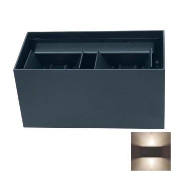 LED Applique da esterno LED/12W/230V IP54 nero