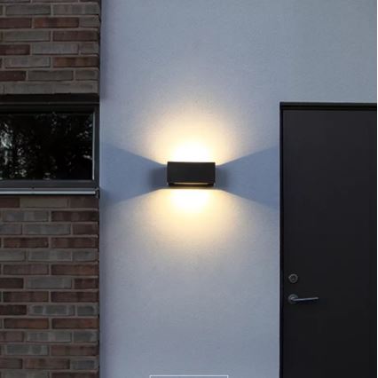 LED Applique da esterno LED/12W/230V IP54 nero