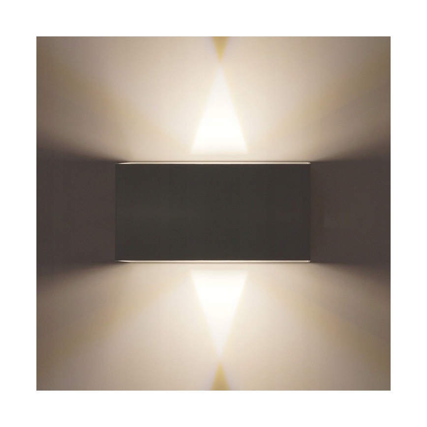 LED Applique da esterno LED/12W/230V IP54 nero
