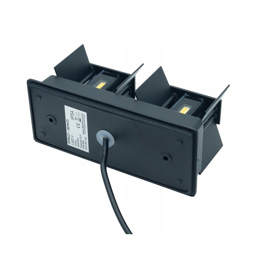 LED Applique da esterno LED/12W/230V IP54 nero