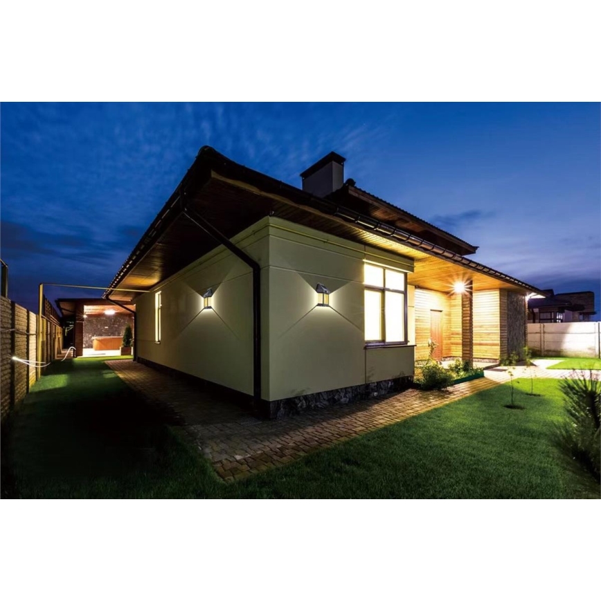 LED Applique solare da esterno con sensore LED/1W/230V 1200 mAh IP65