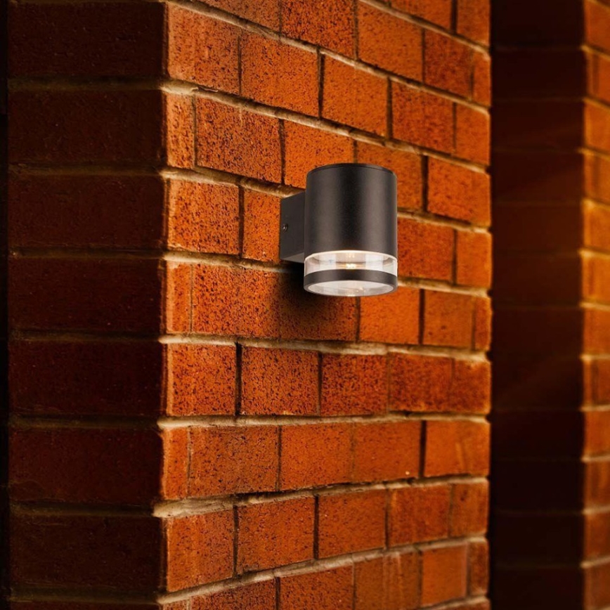 LED Applique solare da esterno con sensore LED/1W/3,7V 3000K IP54 nero