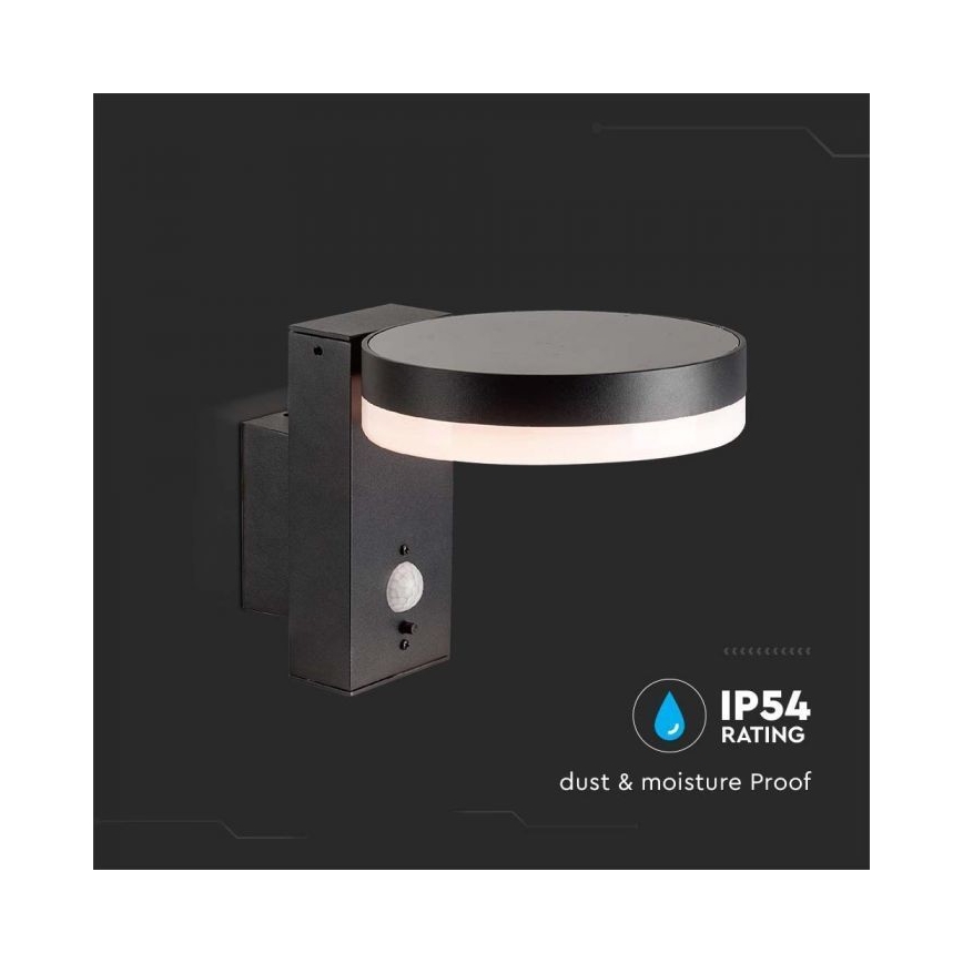 LED Applique solare da esterno con sensore LED/5,5W/3,7V 3000K IP54